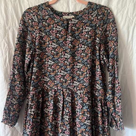 Zara Girls Dress Size 13/14 Soft Collection Ditzy Floral Fit & Flare - Picture 2 of 7